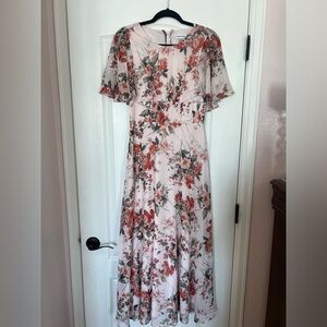 Floral Midi Calvin Klein Dress